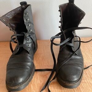 Cole Haan black lace boots